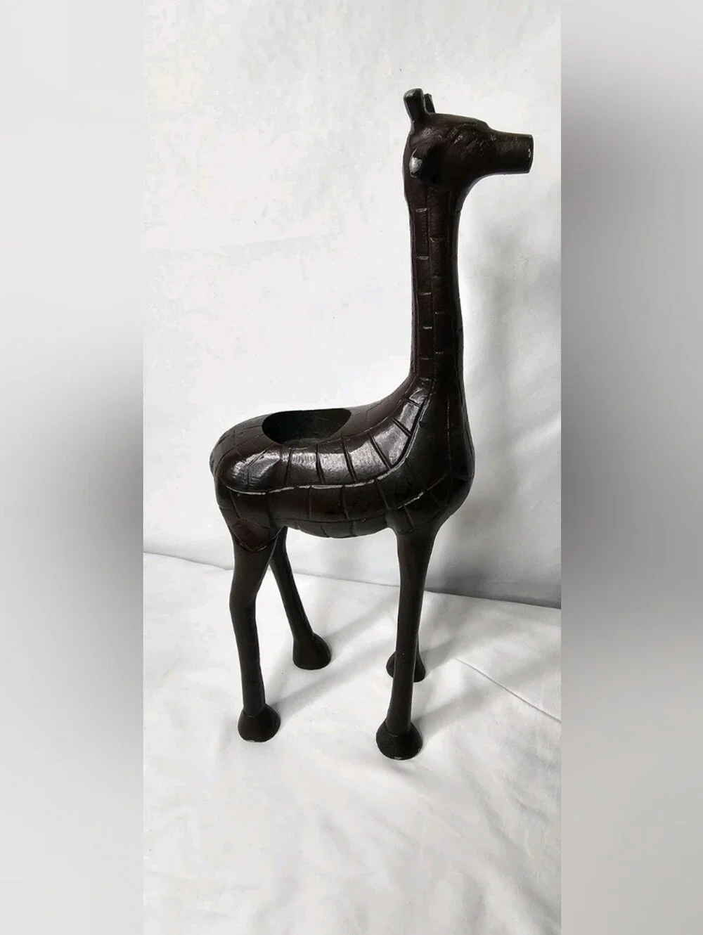 Metal Giraffe Sculpture Candle Holder 13